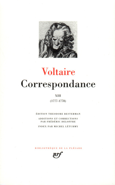 Correspondance, Juillet 1777 - Mai 1778 (9782070112548-front-cover)