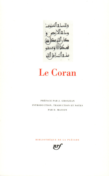 Le Coran (9782070100095-front-cover)