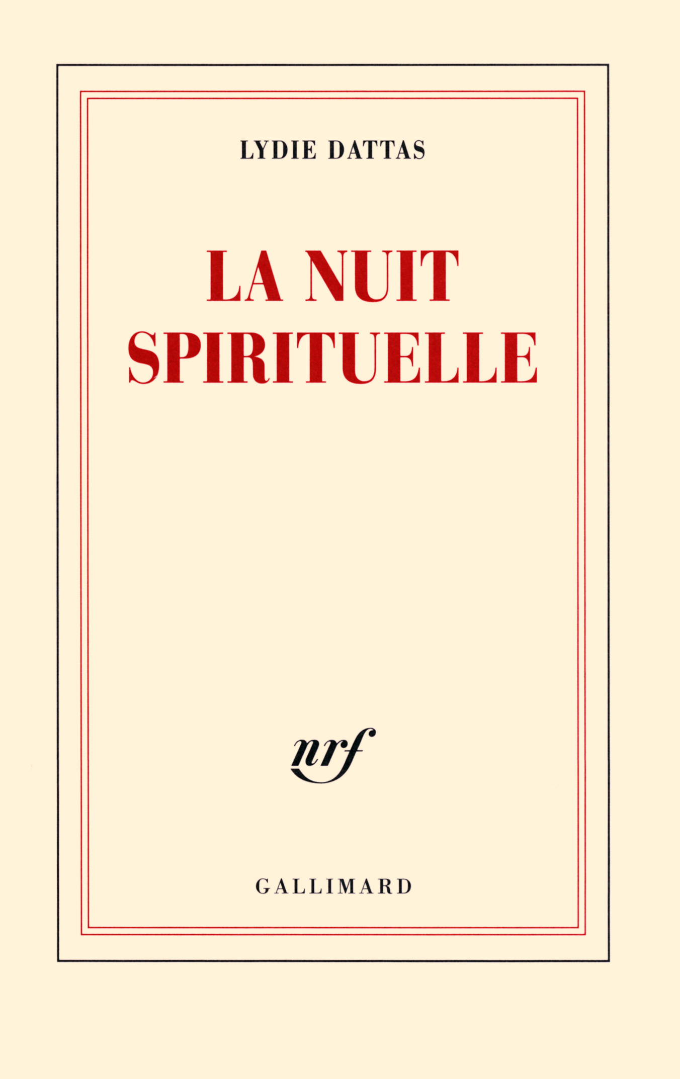 La nuit spirituelle (9782070140688-front-cover)