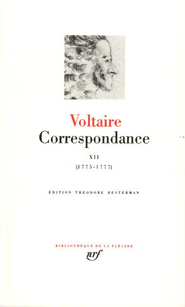 Correspondance, Janvier 1775 - Juin 1777 (9782070111336-front-cover)