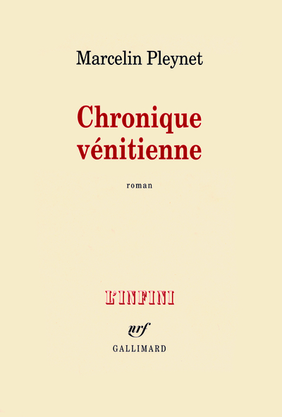 Chronique vénitienne (9782070128624-front-cover)