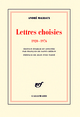 Lettres choisies, (1920-1976) (9782070135943-front-cover)