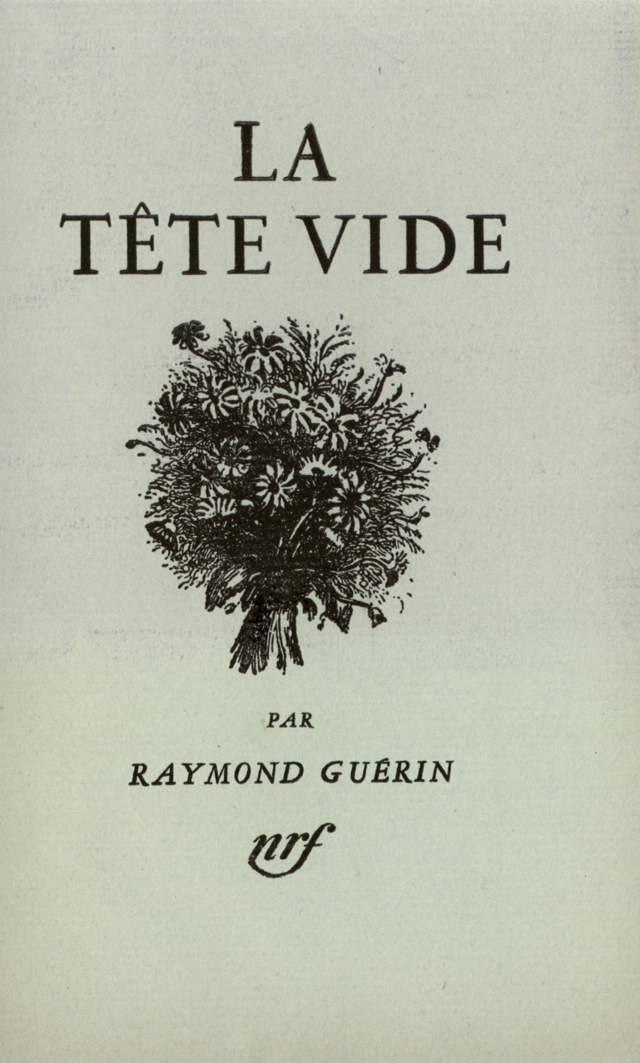 La Tête vide (9782070167456-front-cover)