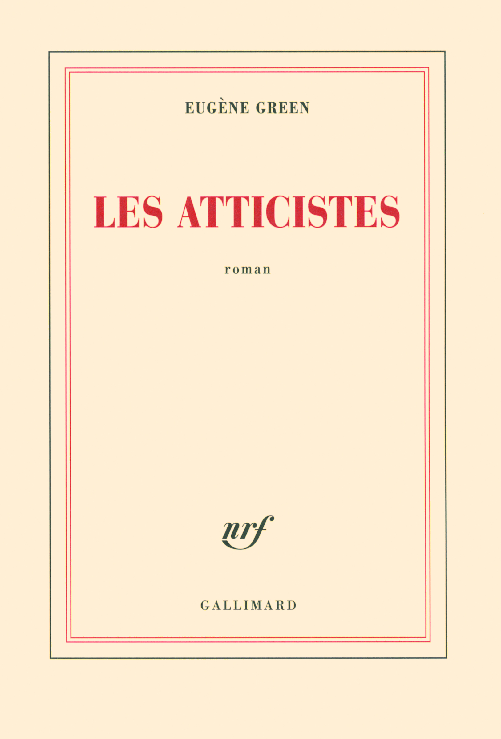 Les atticistes (9782070130467-front-cover)