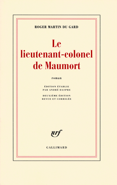 Le lieutenant-colonel de Maumort (9782070120727-front-cover)