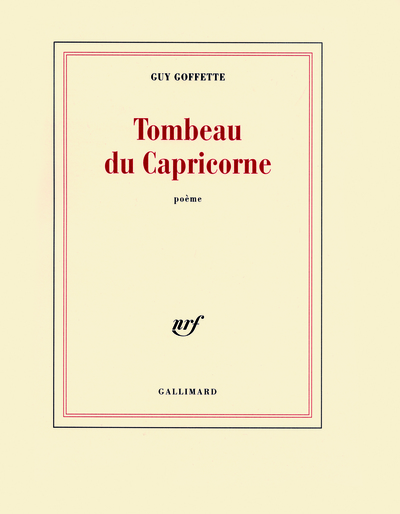 Tombeau du Capricorne (9782070125968-front-cover)