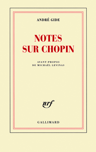 Notes sur Chopin (9782070129430-front-cover)