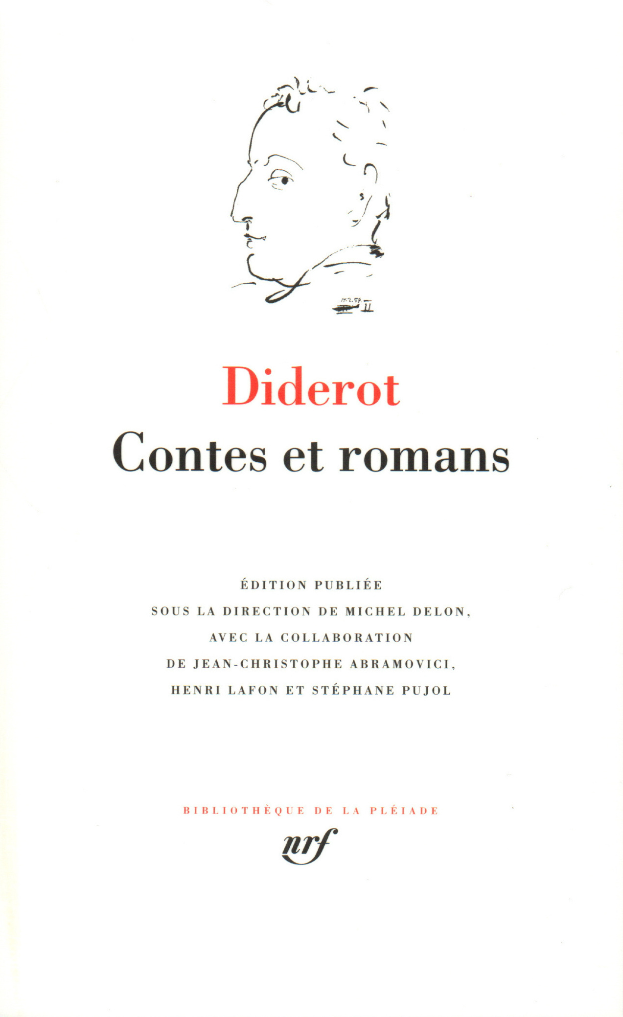 Contes et romans (9782070115952-front-cover)
