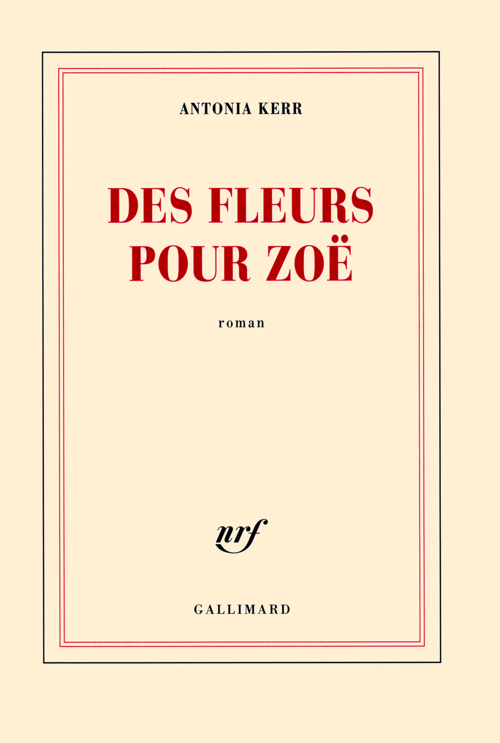 Des fleurs pour Zoë (9782070130313-front-cover)