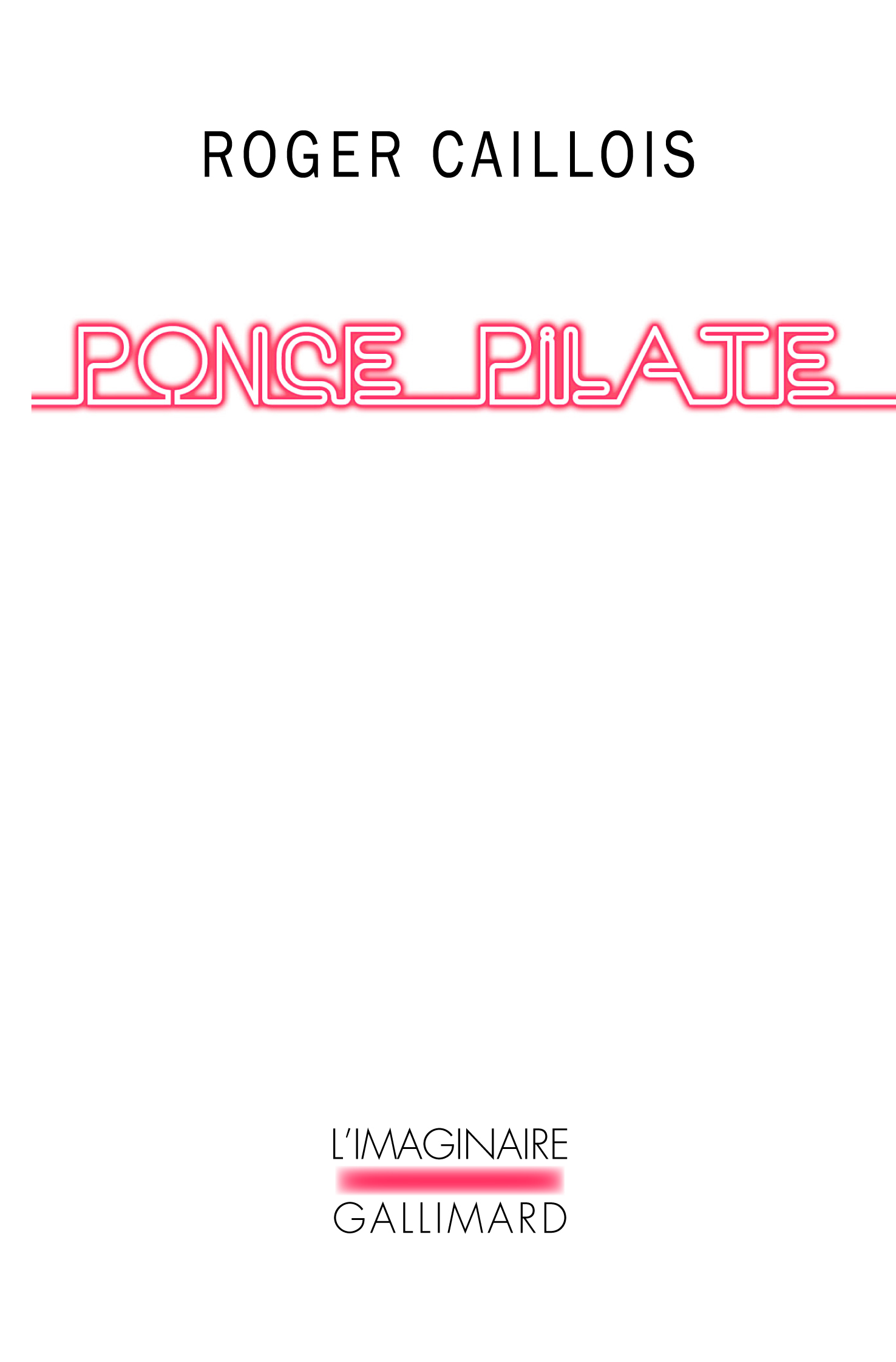 Ponce Pilate (9782070177677-front-cover)