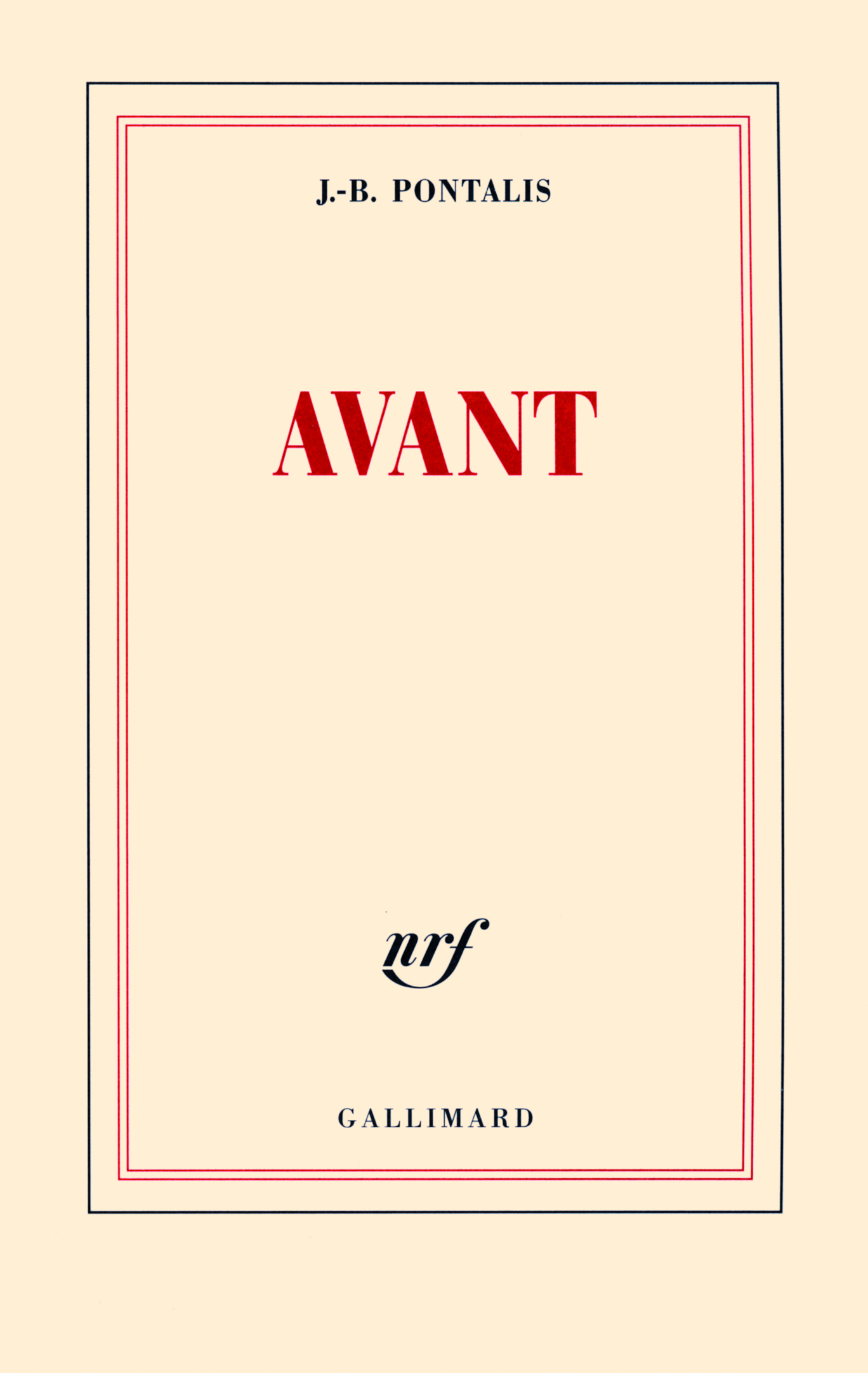 Avant (9782070136858-front-cover)