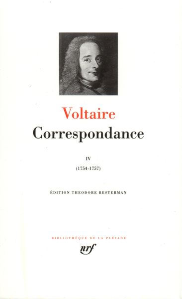 Correspondance, Janvier 1754 - Décembre 1757 (9782070108190-front-cover)