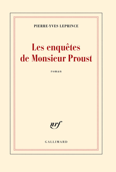 Les enquêtes de Monsieur Proust (9782070145010-front-cover)