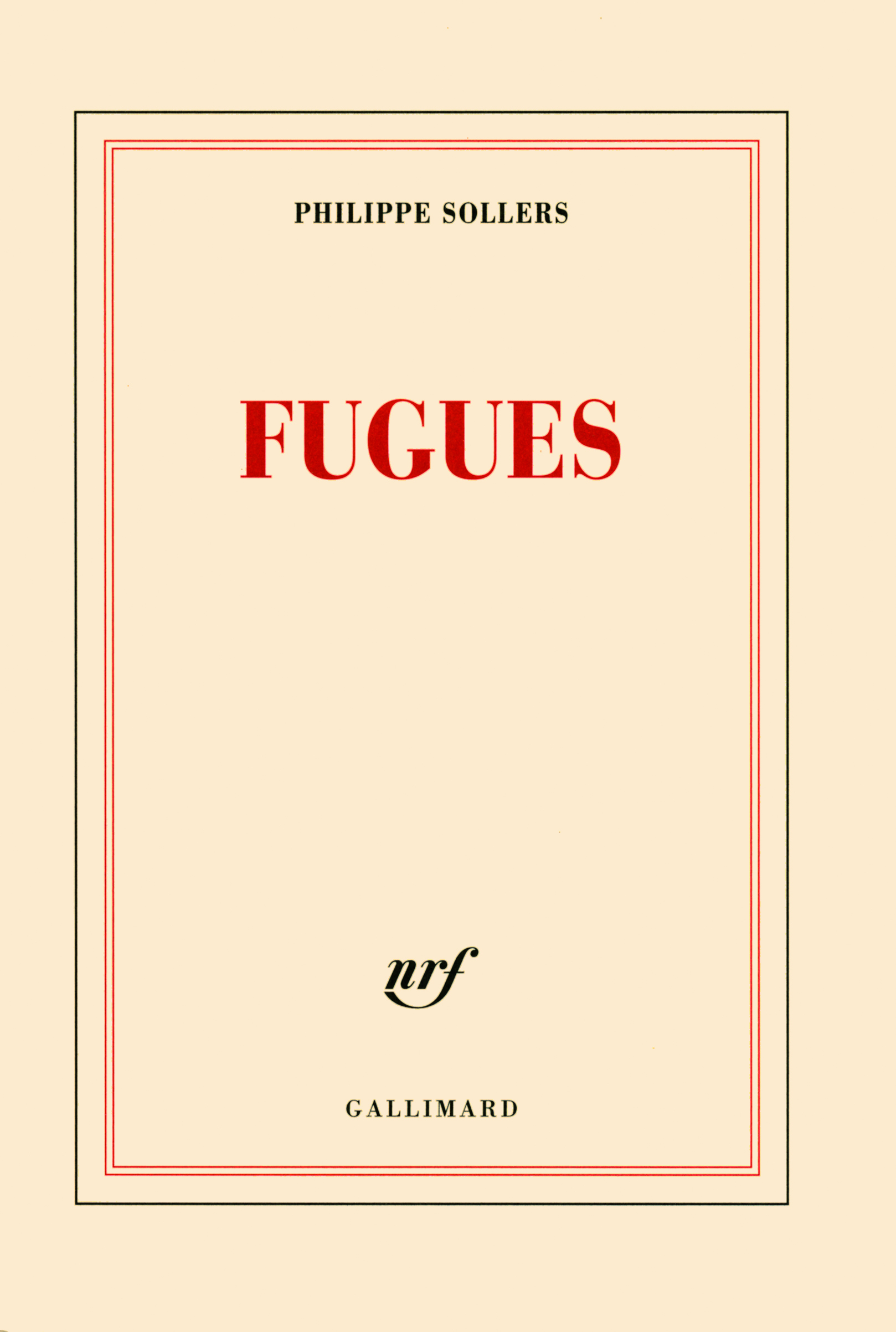 Fugues (9782070132034-front-cover)