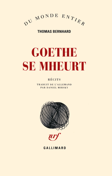 Goethe se mheurt (9782070137718-front-cover)