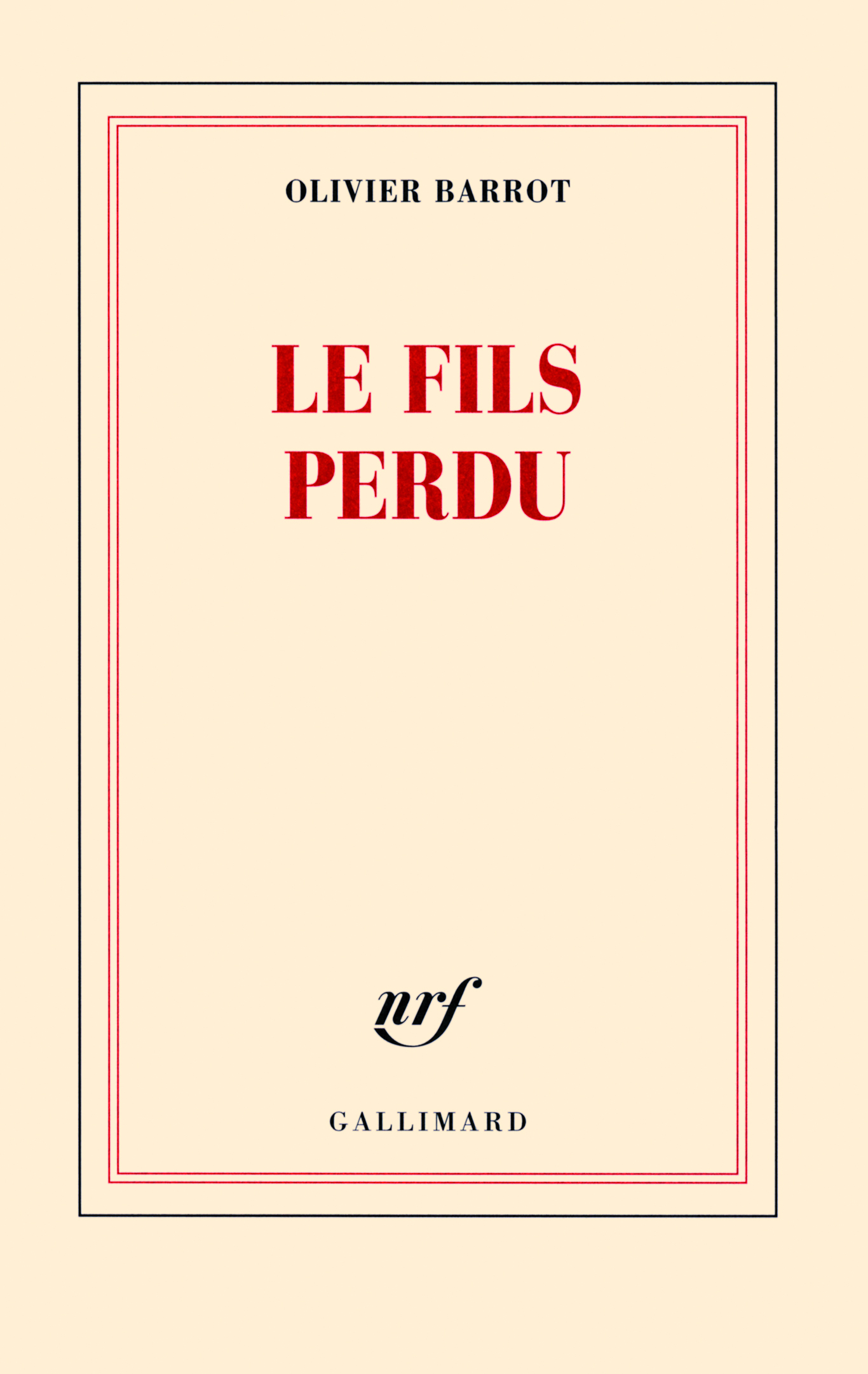 Le fils perdu (9782070123247-front-cover)