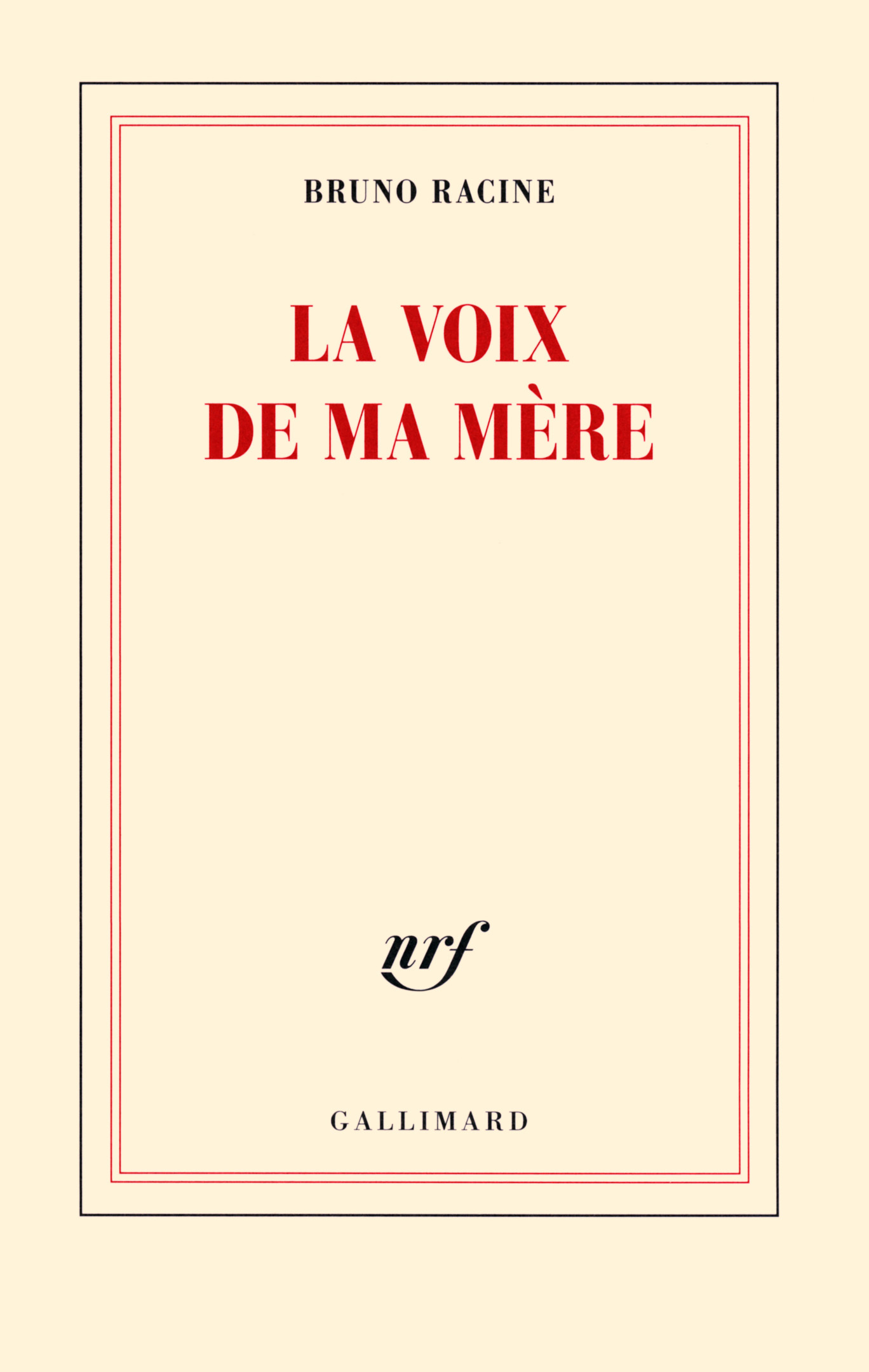 La voix de ma mère (9782070178308-front-cover)