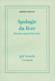 Apologie du livre, Demain, aujourd'hui, hier (9782070128464-front-cover)