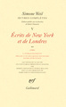 Œuvres complètes, Écrits de New York et de Londres (1943) 2 (9782070142958-front-cover)