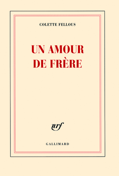 Un amour de frère (9782070133598-front-cover)