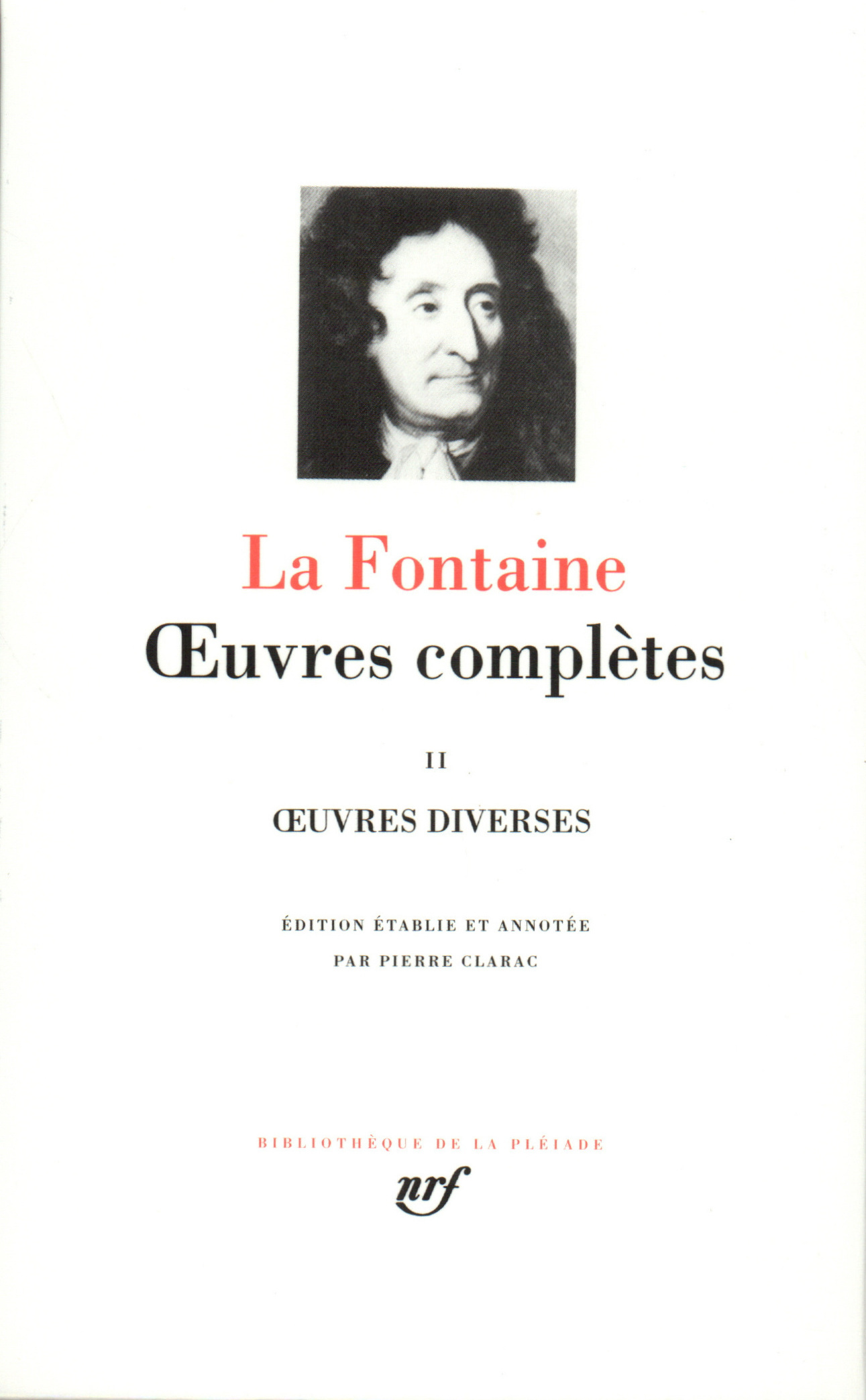 Œuvres complètes, Œuvres diverses (9782070102976-front-cover)