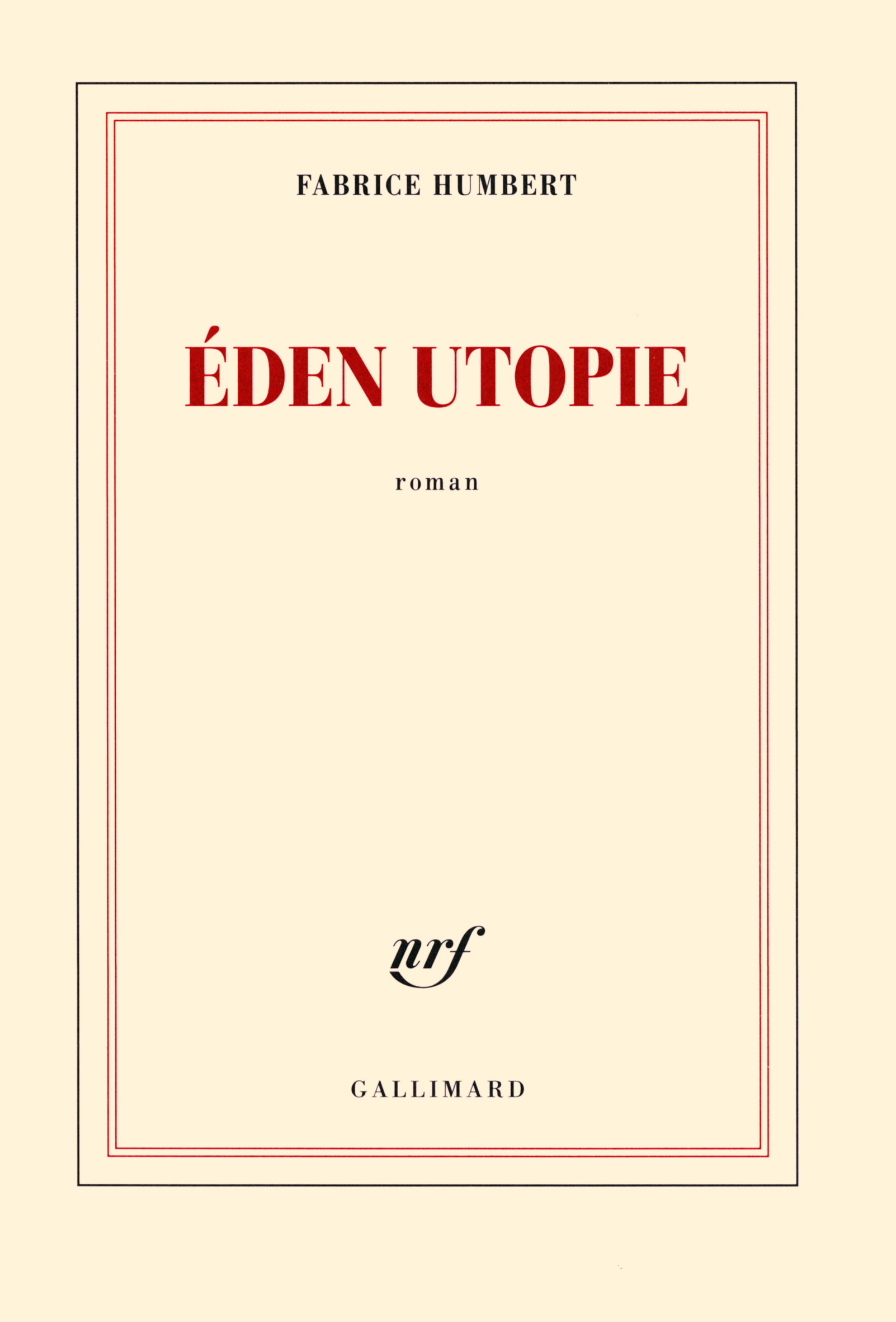 Éden Utopie (9782070144433-front-cover)