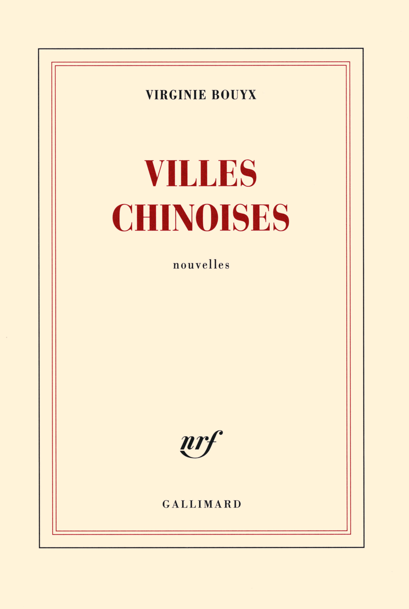 Villes chinoises (9782070144464-front-cover)