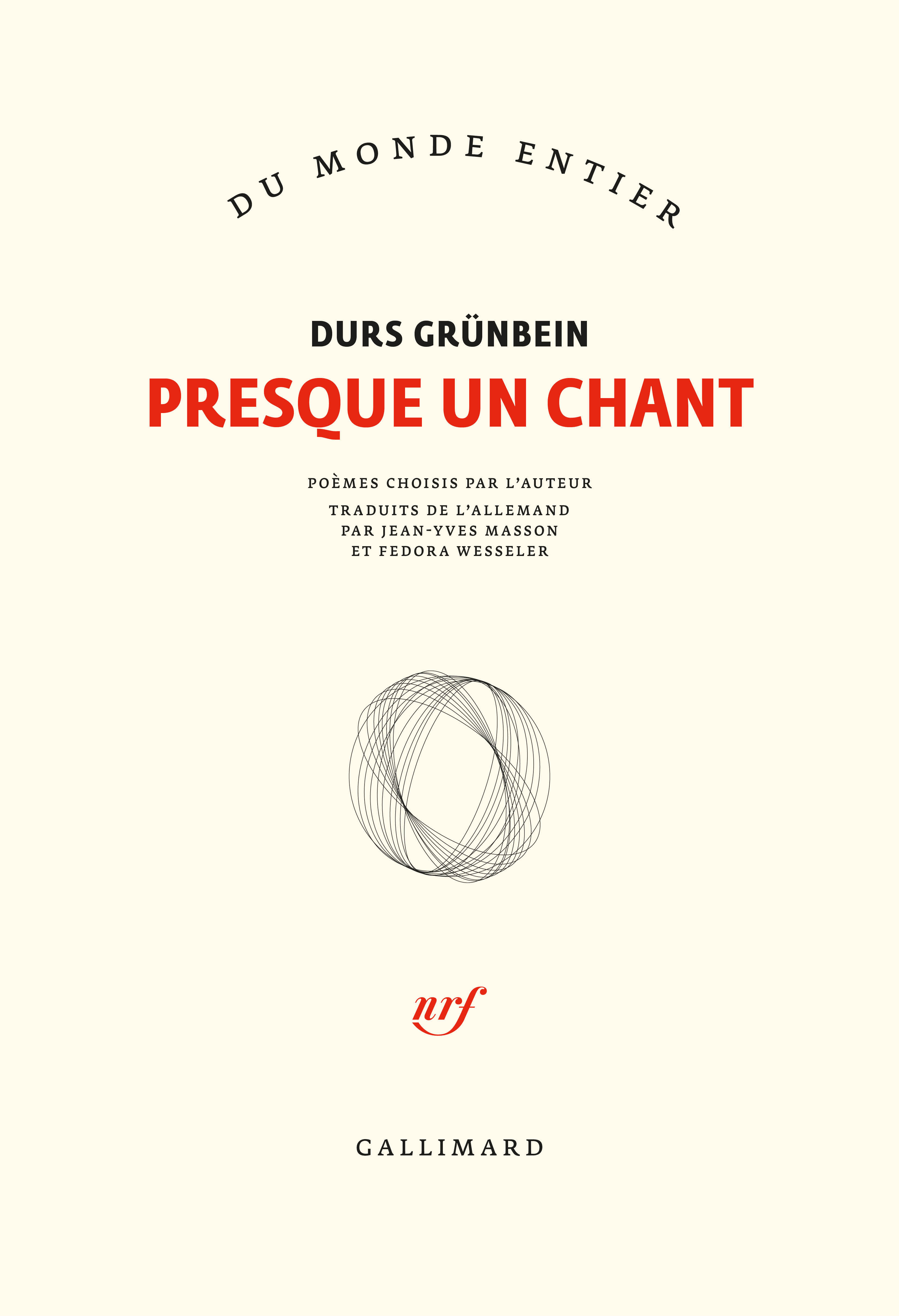 Presque un chant (9782070144037-front-cover)