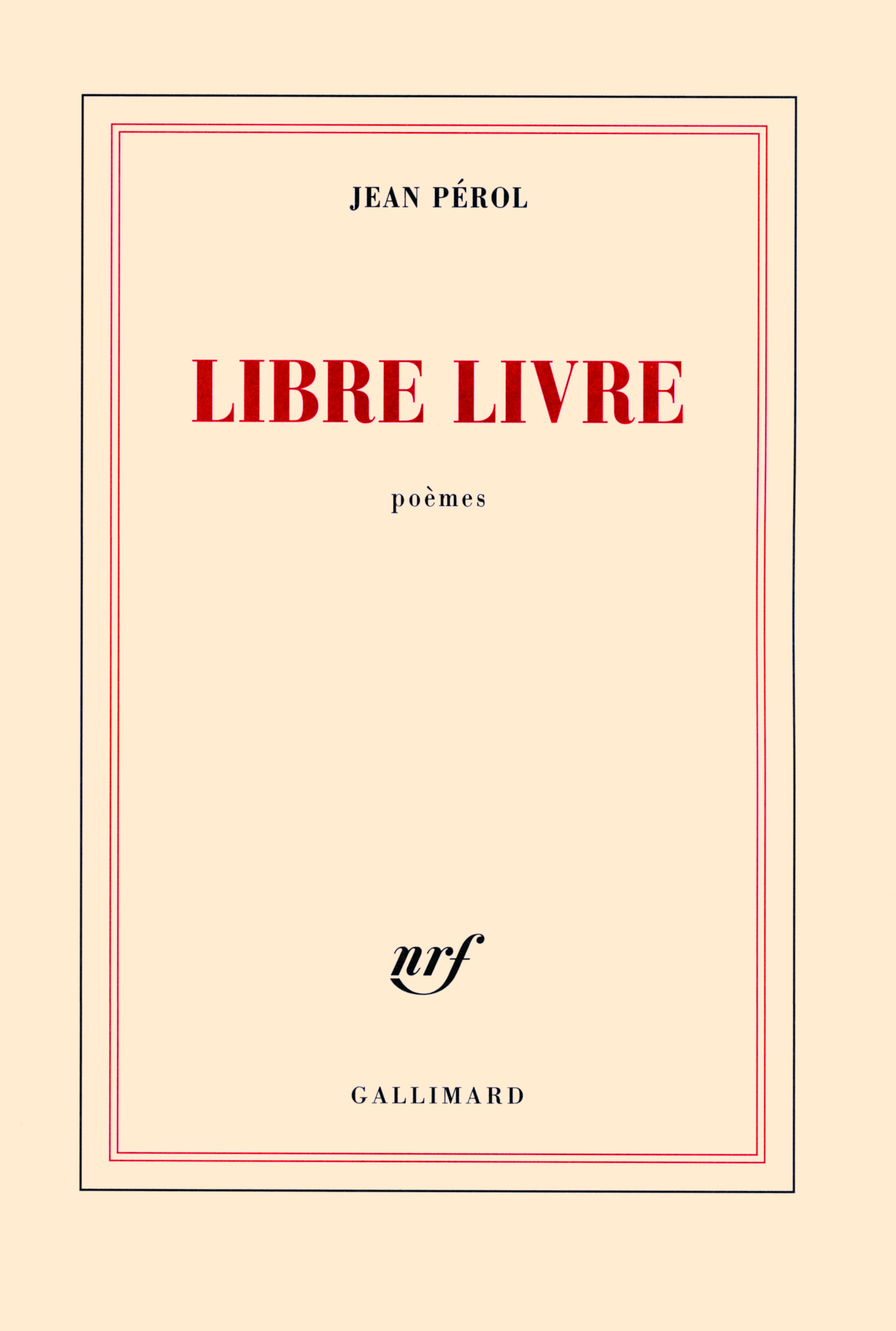 Libre livre (9782070137763-front-cover)