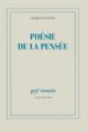 Poésie de la pensée (9782070134076-front-cover)