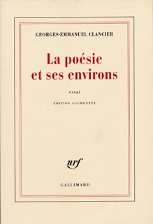 La poésie et ses environs (9782070121311-front-cover)
