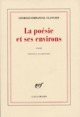 La poésie et ses environs (9782070121311-front-cover)