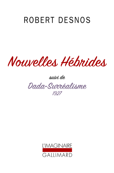 Nouvelles Hébrides / Dada-Surréalisme (9782070106998-front-cover)