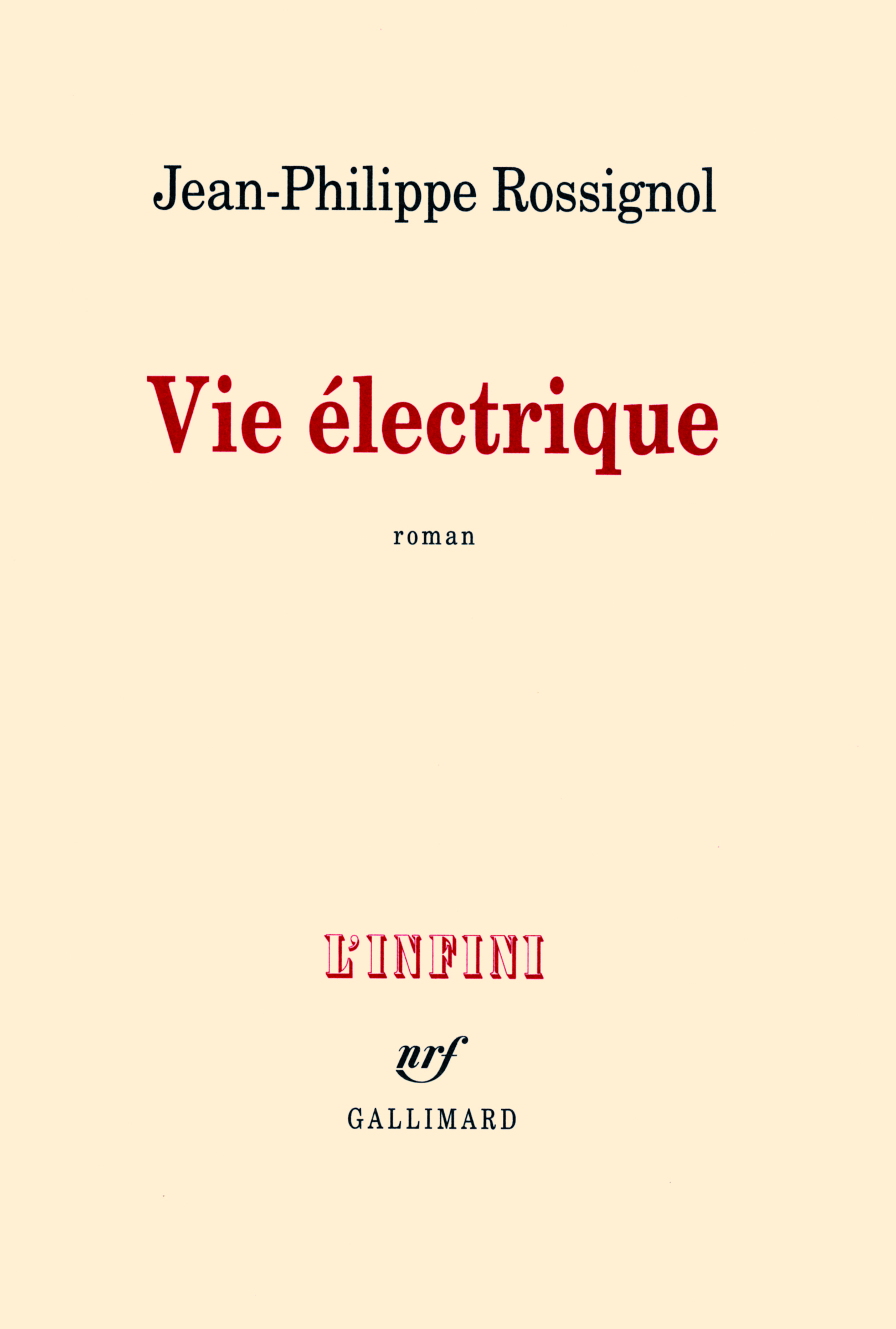 Vie électrique (9782070135042-front-cover)