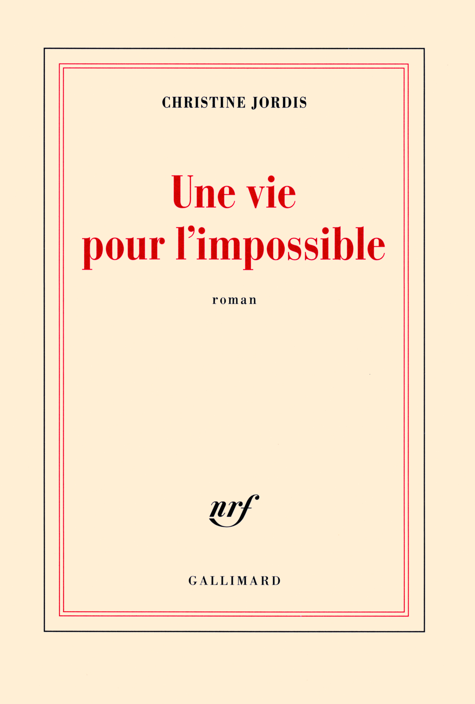 Une vie pour l'impossible (9782070138364-front-cover)