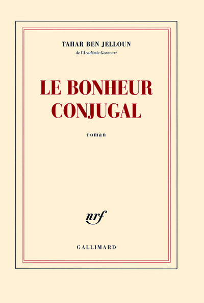 LE BONHEUR CONJUGAL (9782070196005-front-cover)