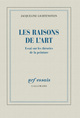 Les raisons de l'art, Essai sur les théories de la peinture (9782070145911-front-cover)