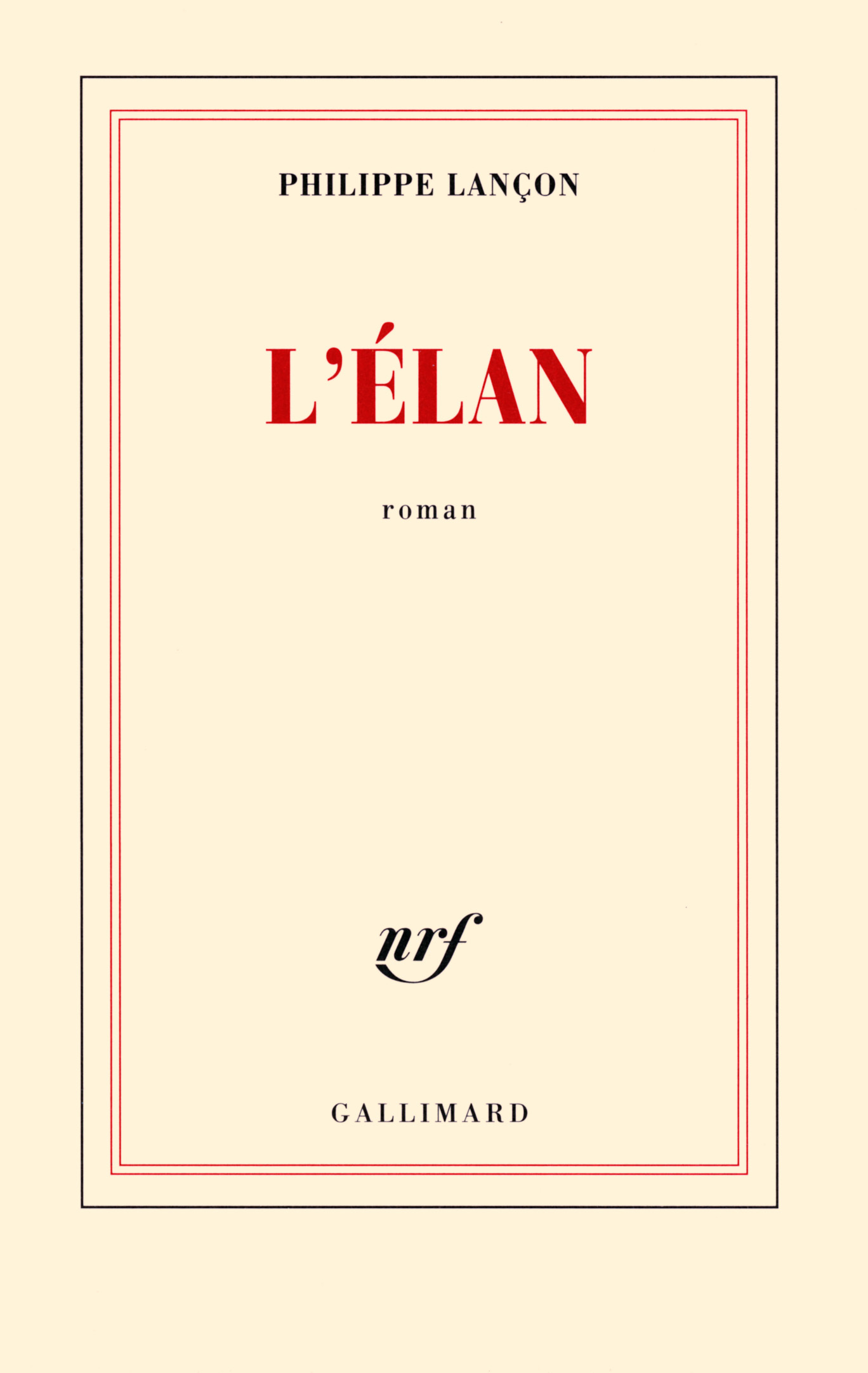 L'élan (9782070140886-front-cover)