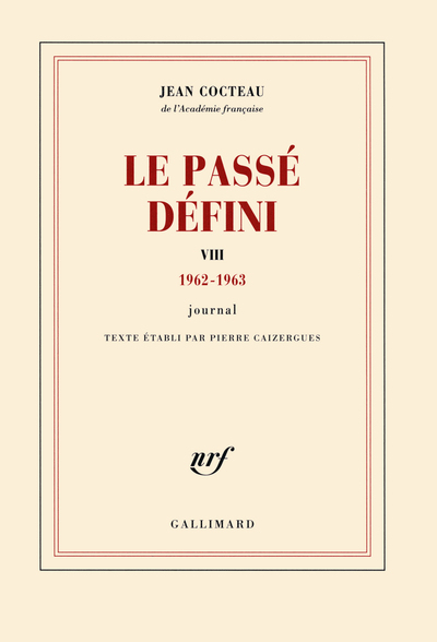 Le Passé défini, Journal-(1962-1963) (9782070143238-front-cover)