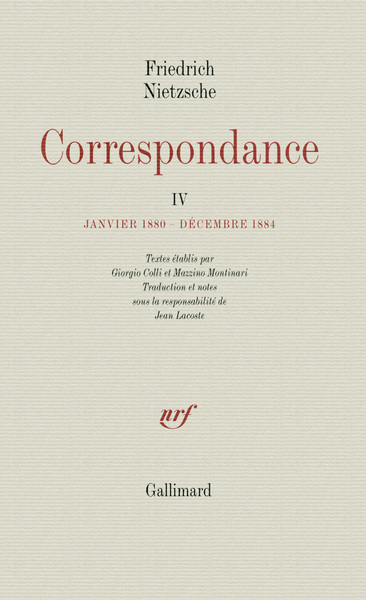 Correspondance, Janvier 1880 - Décembre 1884 (9782070126231-front-cover)
