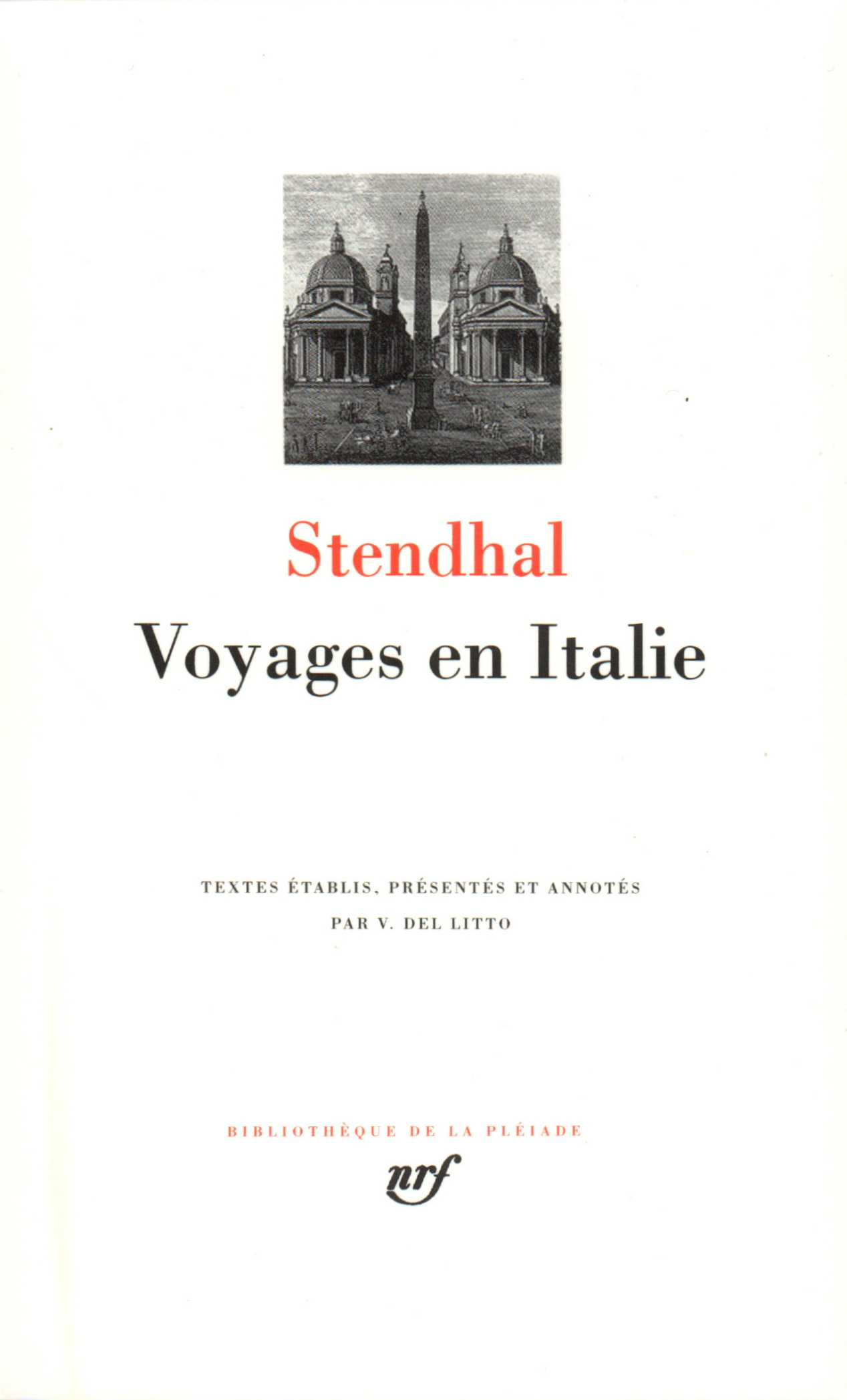 Voyages en Italie (9782070106974-front-cover)