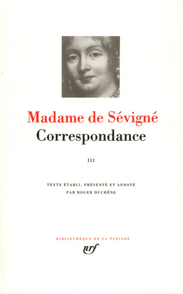 Correspondance, Septembre 1680 - Avril 1696 3 (9782070109357-front-cover)