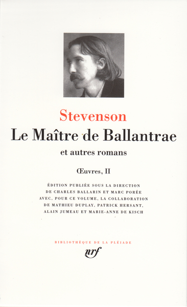 Le Maître de Ballantrae et autres romans (9782070112692-front-cover)