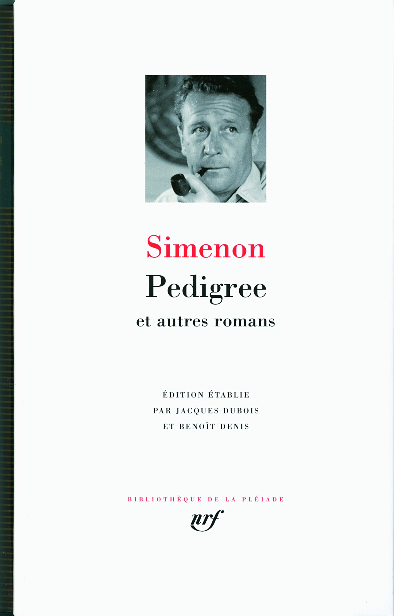 Pedigree et autres romans (9782070117987-front-cover)