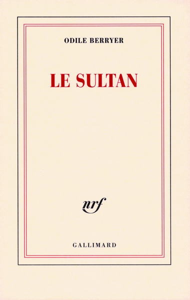 Le Sultan (9782070121717-front-cover)