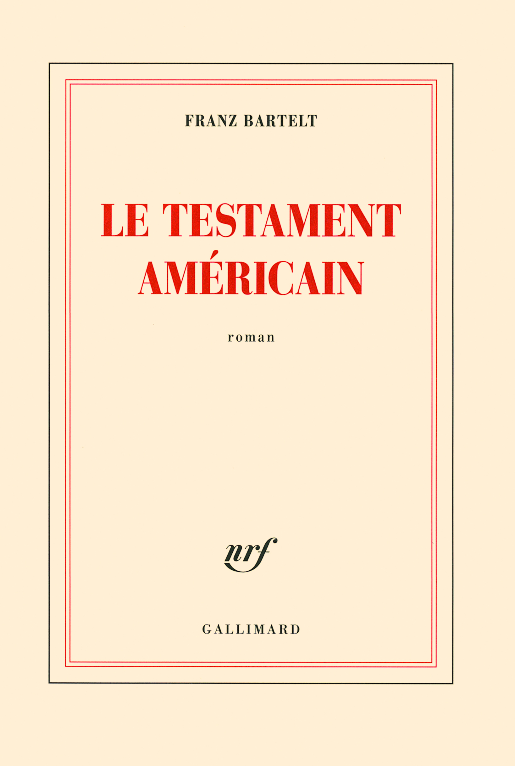 Le testament américain (9782070137008-front-cover)