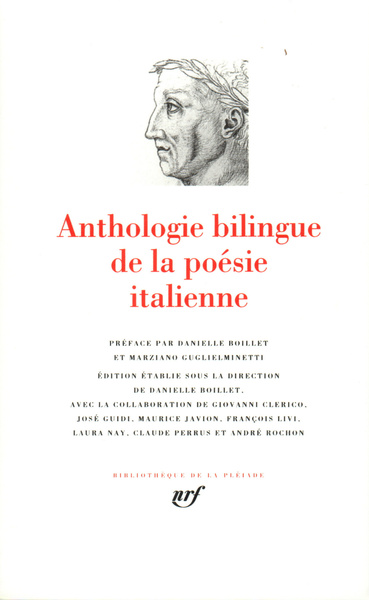 Anthologie bilingue de la poésie italienne (9782070113712-front-cover)