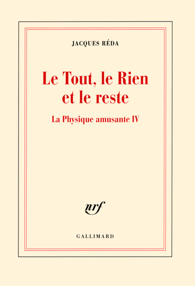 Le Tout, le Rien et le reste, LA PHYSIQUE AMUSANTE IV (9782070197491-front-cover)