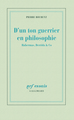 D'un ton guerrier en philosophie, Habermas, Derrida & Co (9782070129478-front-cover)