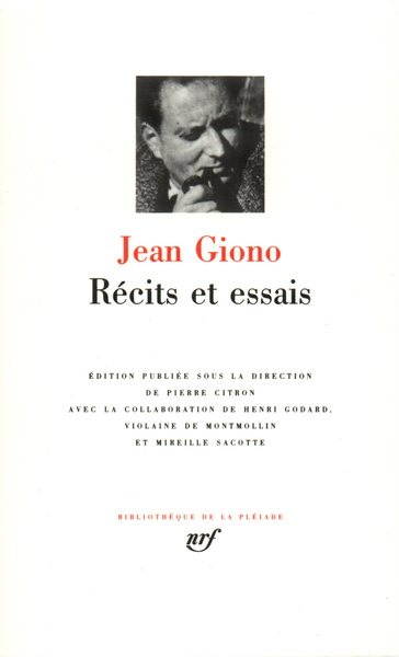 Récits et essais (9782070111565-front-cover)